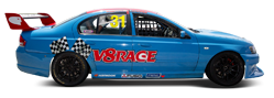 Fastrack V8 Supercar 31 V8Race Blue Racetrack