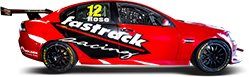 Fastrack V8 Supercar 12 Racing Red Racetrack