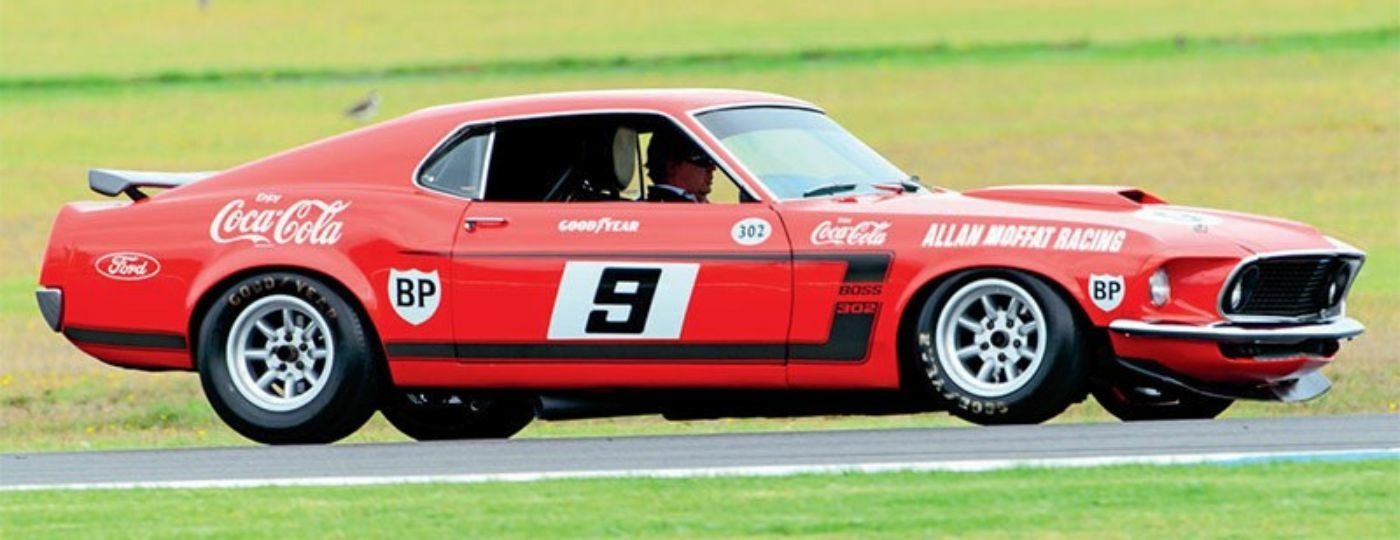 moffat's coca cola mustang boss 302 car